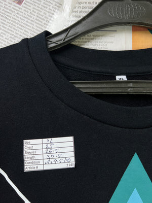 Morrisons® XL | Chest: 25" | Black | Christmas Sweat Shirt | 2148 - Genuine Maal