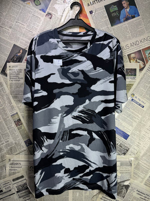 Athletic Works® L/XL | Chest: 24.5" | Black & Grey | Sports T-Shirt | Poly | 4029 - Genuine Maal