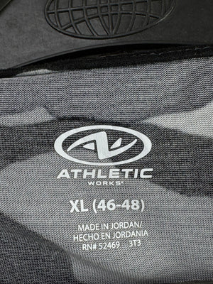 Athletic Works® L/XL | Chest: 24.5" | Black & Grey | Sports T-Shirt | Poly | 4029 - Genuine Maal