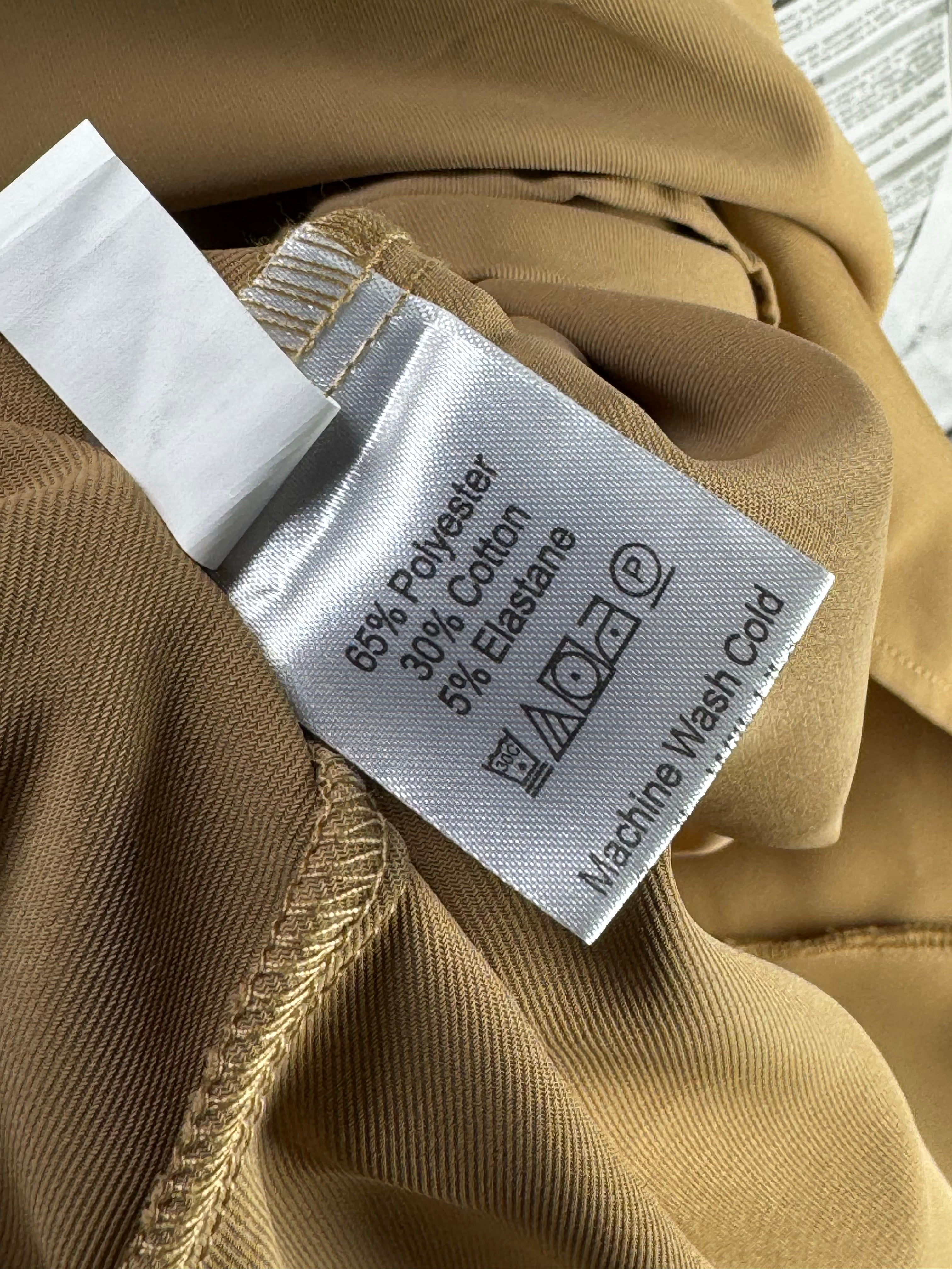 ® XS | Bust: 16.5" | Tan | Midi Dress | B2 - 5371 - Genuine Maal