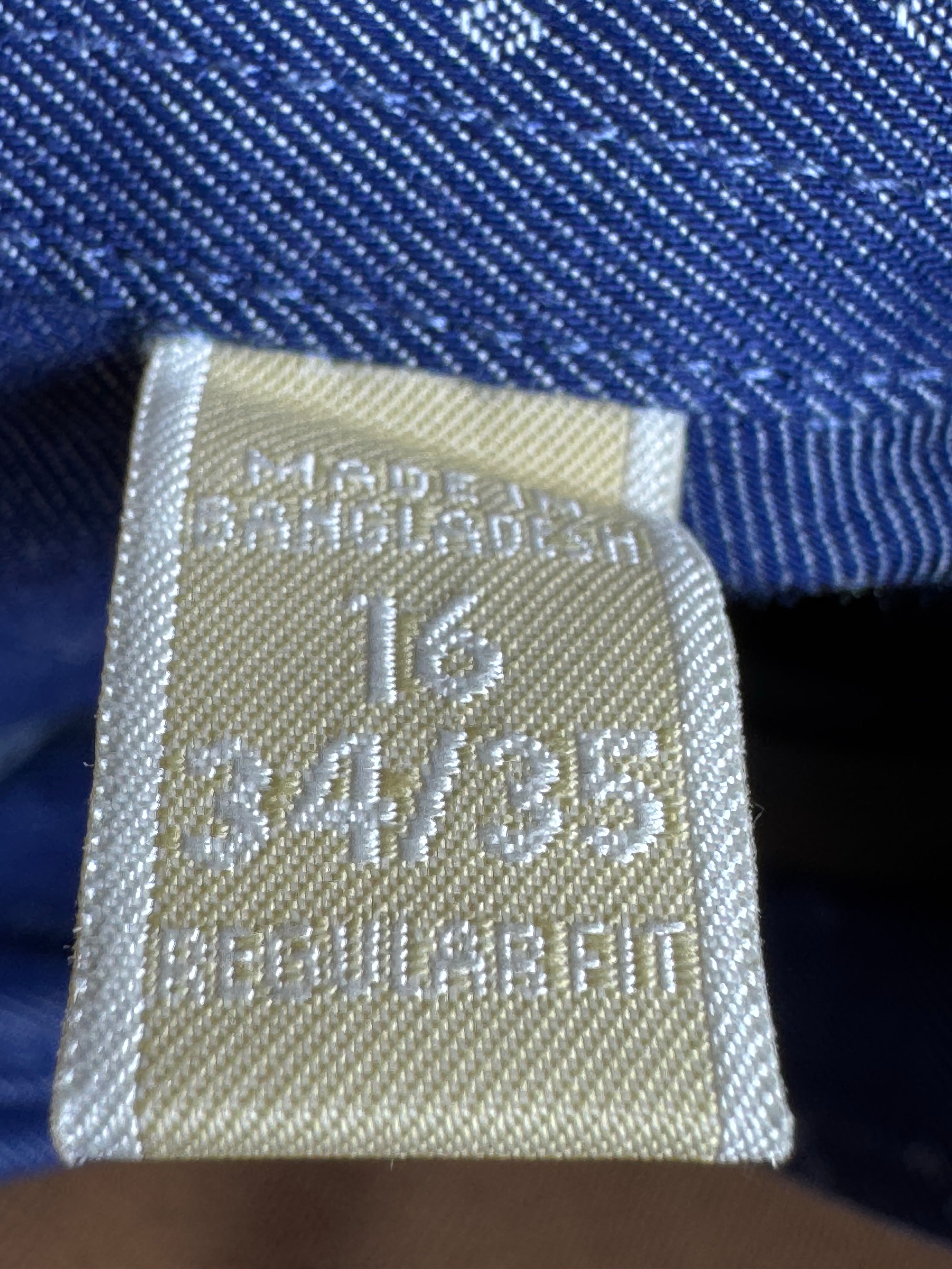 Michael K*rs® Large | Chest: 24" | Blue with Print | Shirt | Cotton | 4035 - Genuine Maal