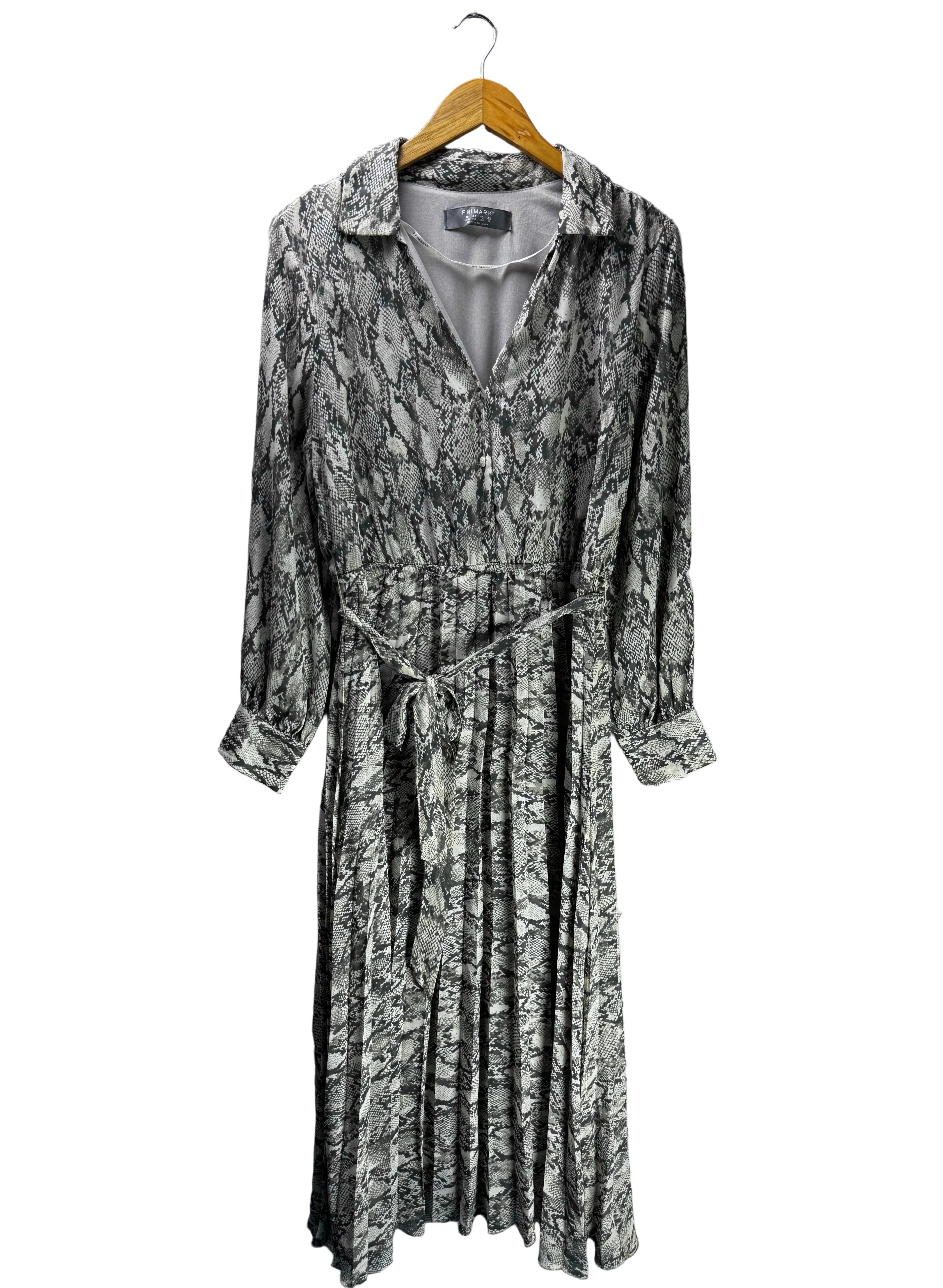 Primark® Large | Bust: 21" | Snakeskin print | Maxi Dress | B2 - 5152 - Genuine Maal
