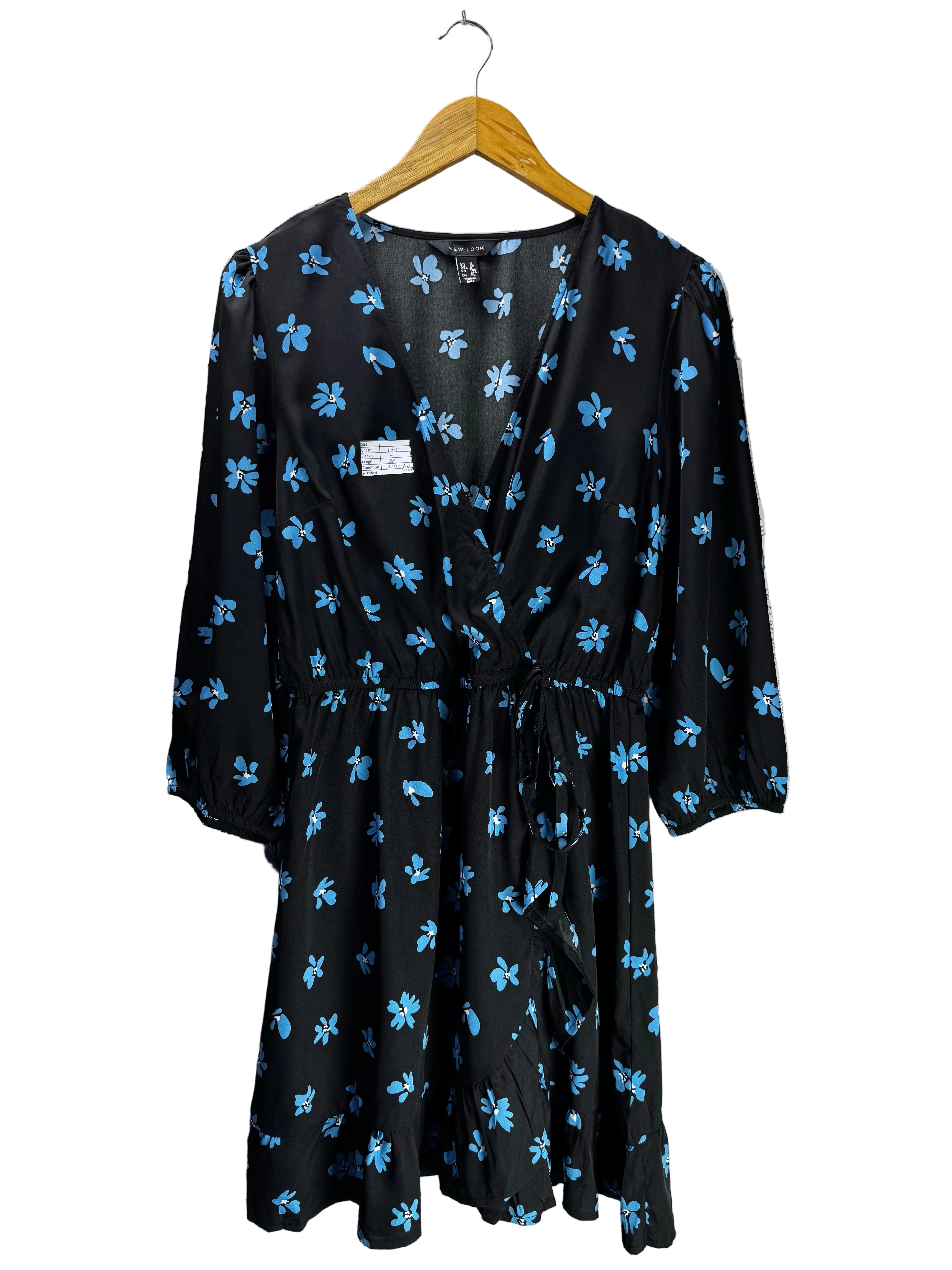 New Look® Medium | Bust: 18.5" | Floral | Mini Dress | B2 - 5169 - Genuine Maal