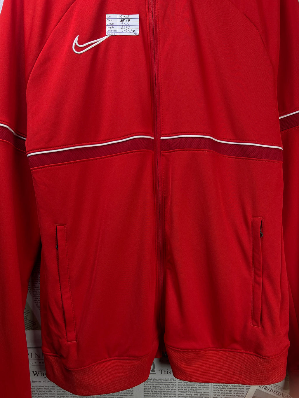 N*ke® Small | Chest: 19" | Red | Jacket | 2282 - Genuine Maal