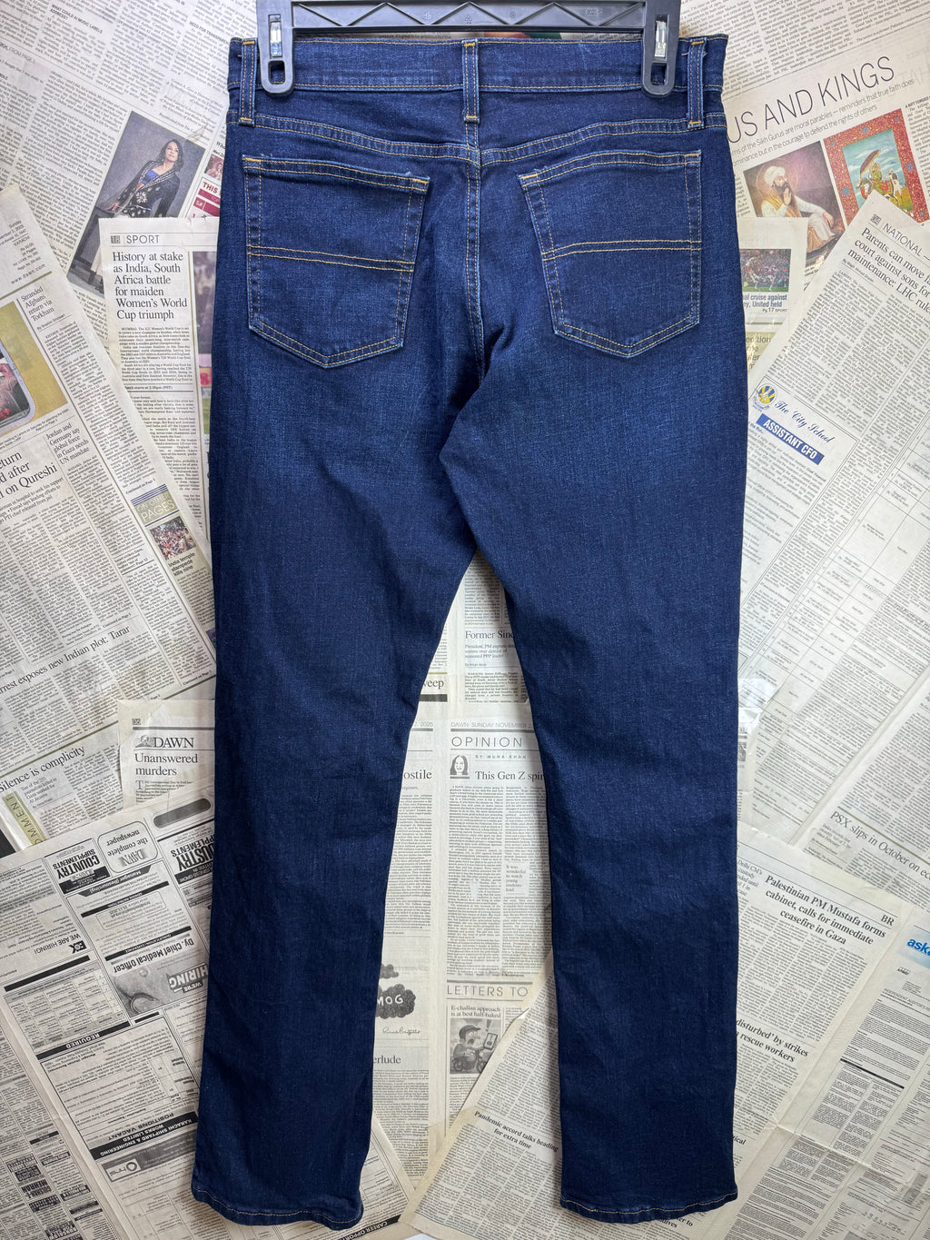 Member's Mark® Waist: 32" to 34" | Blue | Straight Fit Denim Pants | Cotton - Elastane | 1387 - Genuine Maal