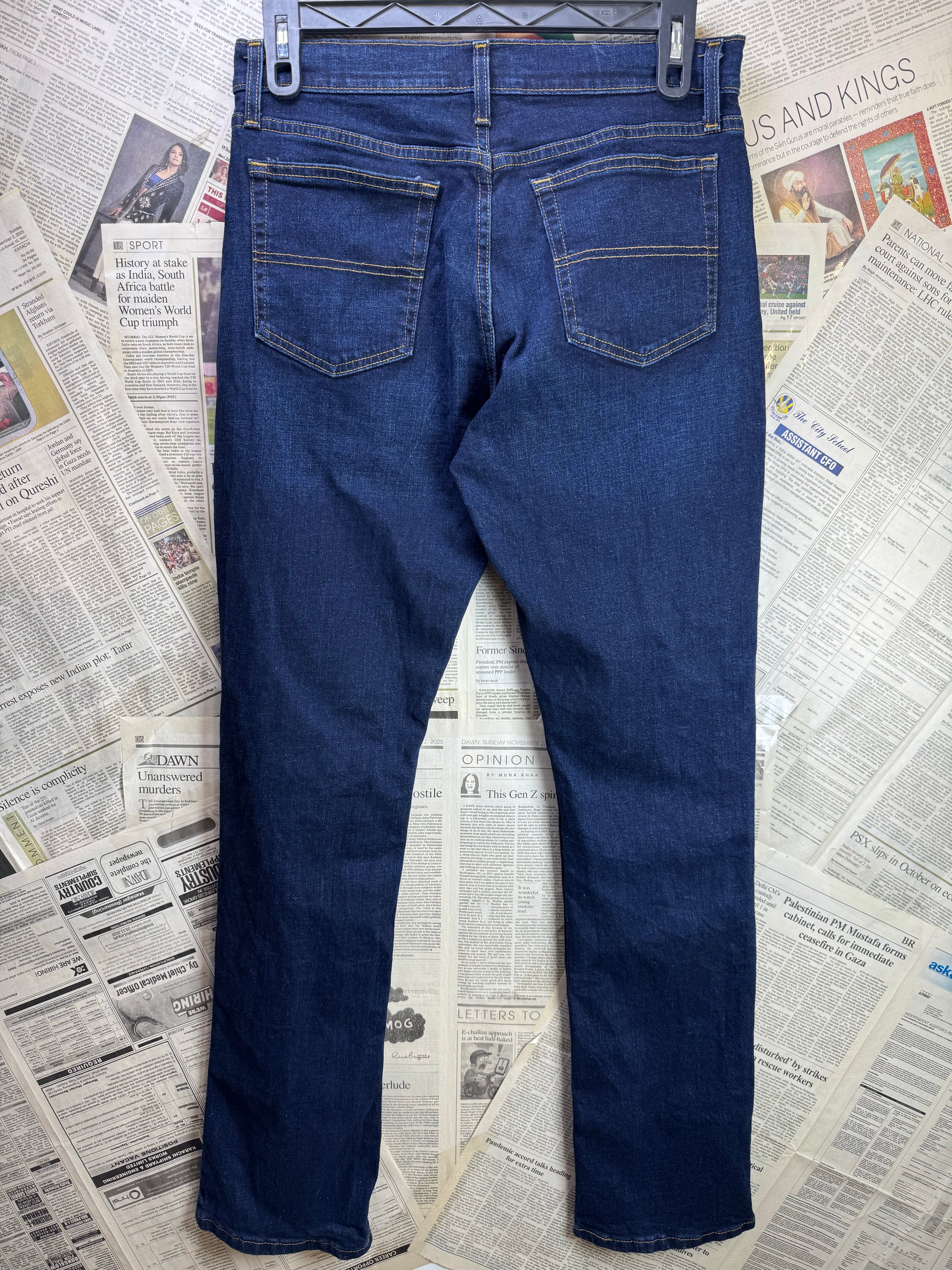 Member's Mark® Waist: 32" to 34" | Blue | Straight Fit Denim Pants | Cotton - Elastane | 1387 - Genuine Maal