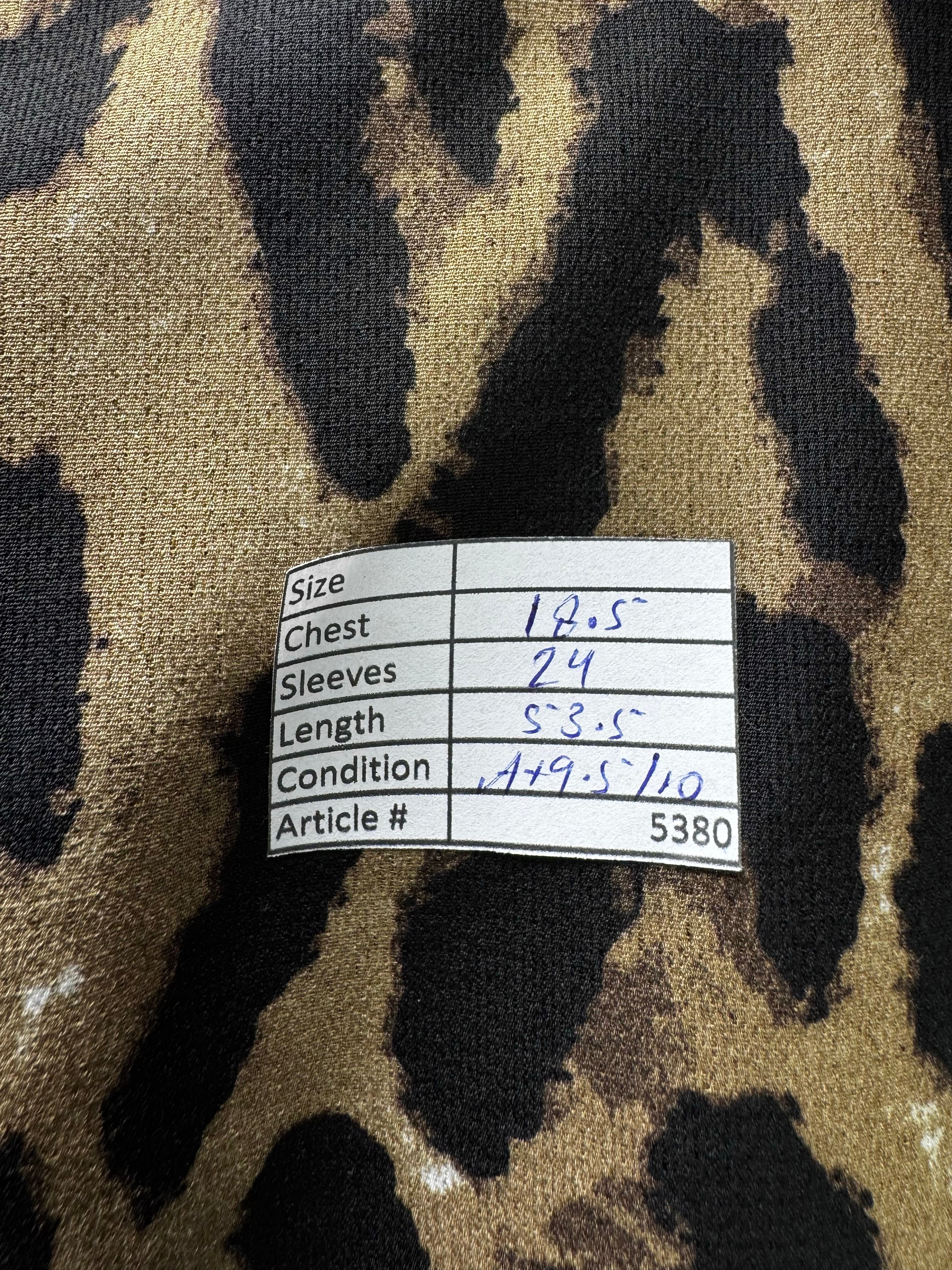 Shein® Medium | Bust: 18.5" | Leopard | Maxi Dress | B2 - 5380