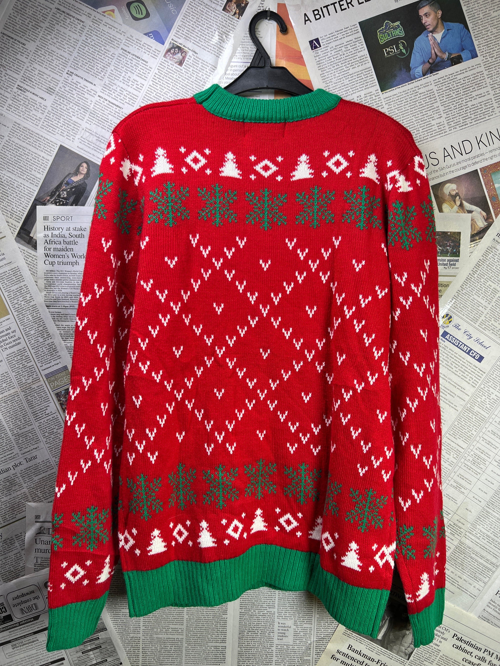 Christmas® Small | Chest: 20.5" | Red | Christmas Sweater | 2139 - Genuine Maal