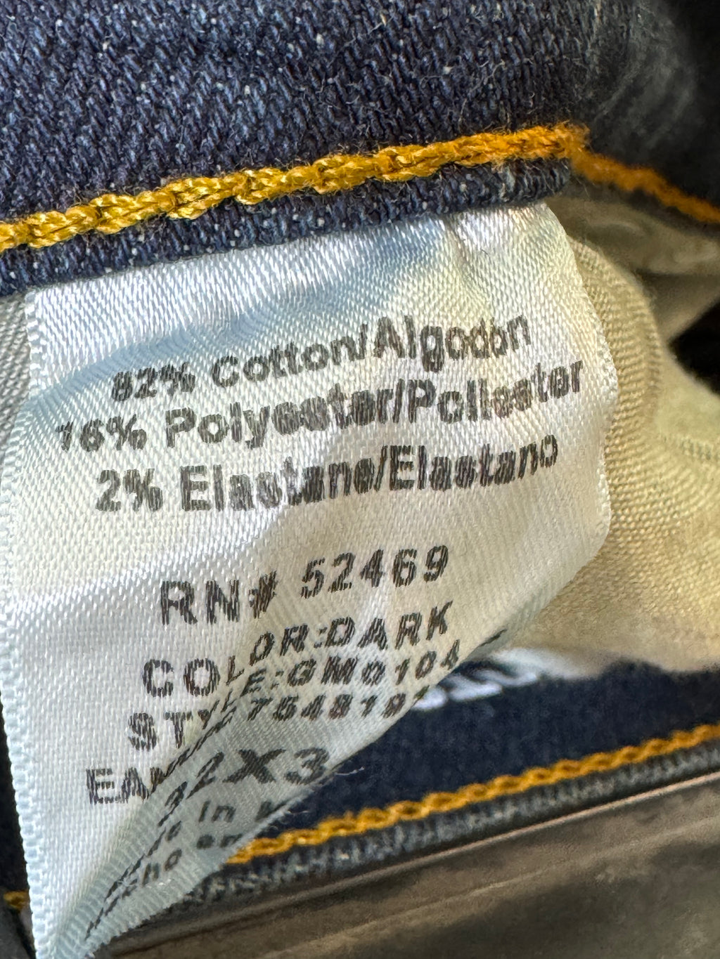 George® Waist: 32" to 34" | Blue | Bootcut Denim Pants | Cotton - Poly - Elastane | 1384 - Genuine Maal