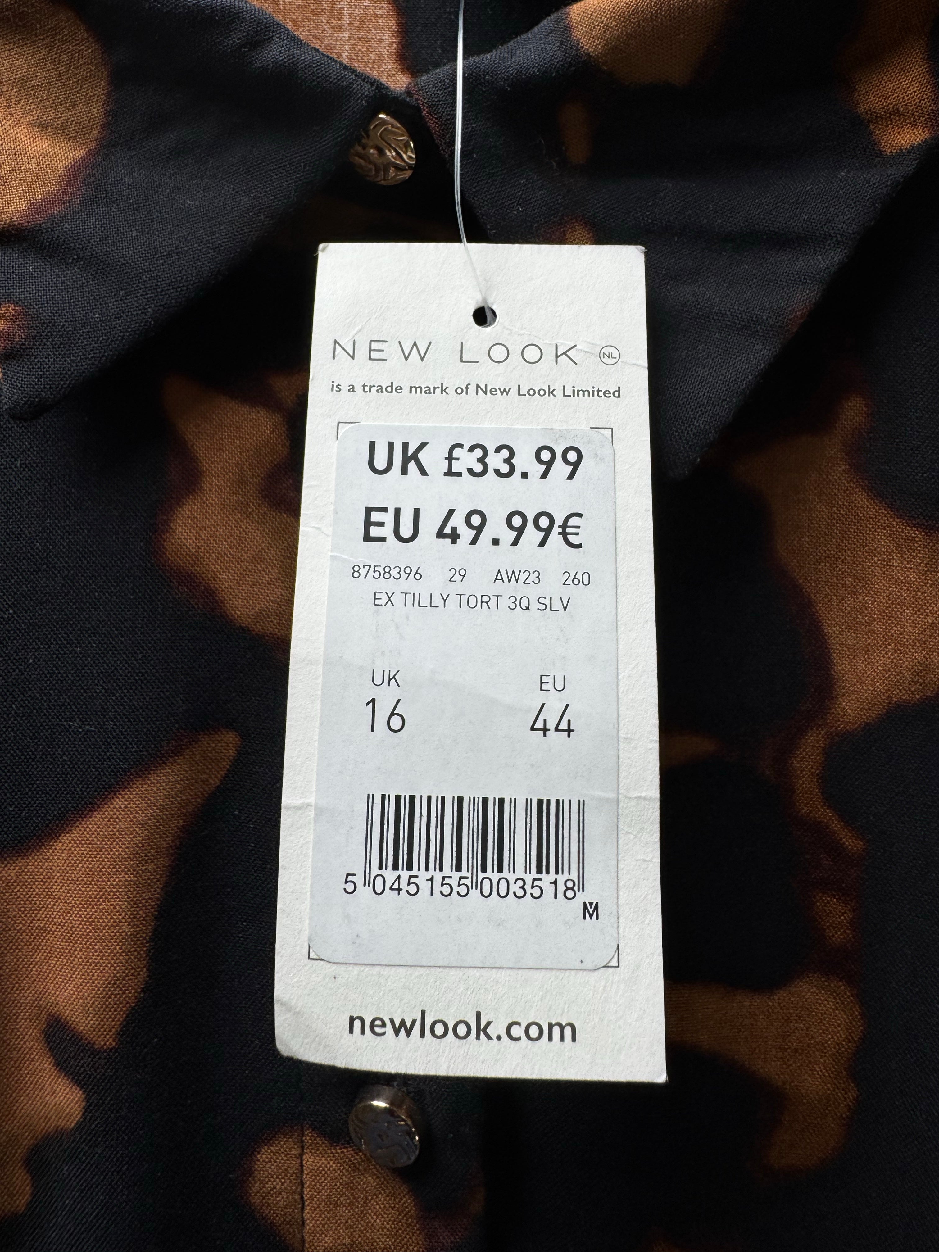 New Look® Large | Bust: 21" | Leopard | Mini Dress | B2 - 5374 - Genuine Maal