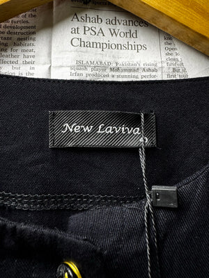 New Laviva® Small | Bust: 18" | Black | Maxi Dress | B2 - 5188 - Genuine Maal