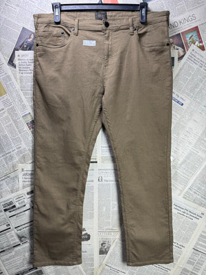 Jachs NewYork® Waist: 38" to 40" | Brown | Slim Fit Denim Pants | Cotton - Poly - Elastane | 1375 - Genuine Maal