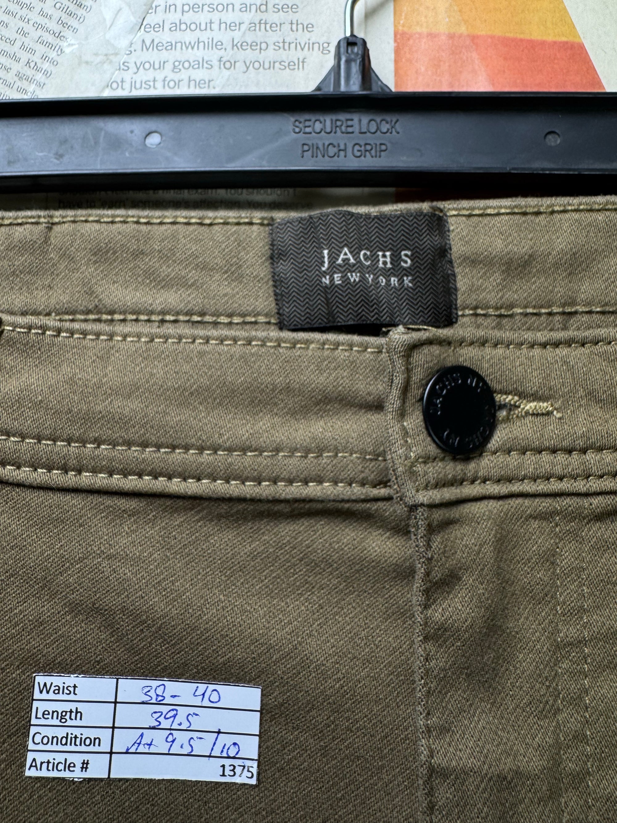Jachs NewYork® Waist: 38" to 40" | Brown | Slim Fit Denim Pants | Cotton - Poly - Elastane | 1375 - Genuine Maal