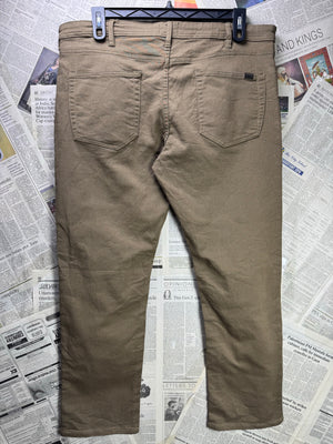 Jachs NewYork® Waist: 38" to 40" | Brown | Slim Fit Denim Pants | Cotton - Poly - Elastane | 1375 - Genuine Maal