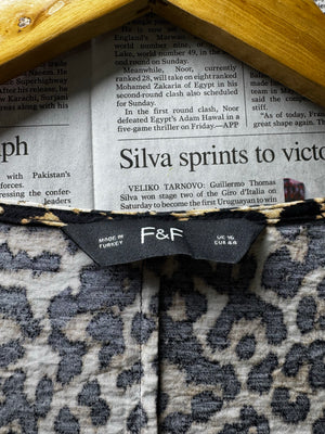F&F® Large | Bust: 21" | Leopard Print | Maxi Dress | B3 - 5411 - Genuine Maal