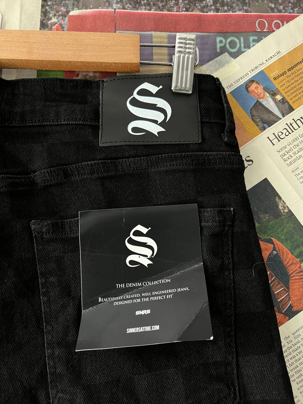 SINNERS ATTIRE® Black | Waist: 32" | B74 - My Store