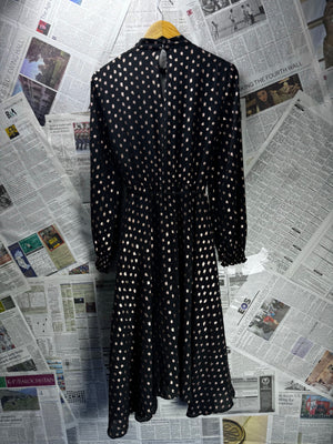 Principles® Medium | Bust: 18.5" | Metallic Foil Dot Print | Jump Suit | B2 - 5002 - Genuine Maal