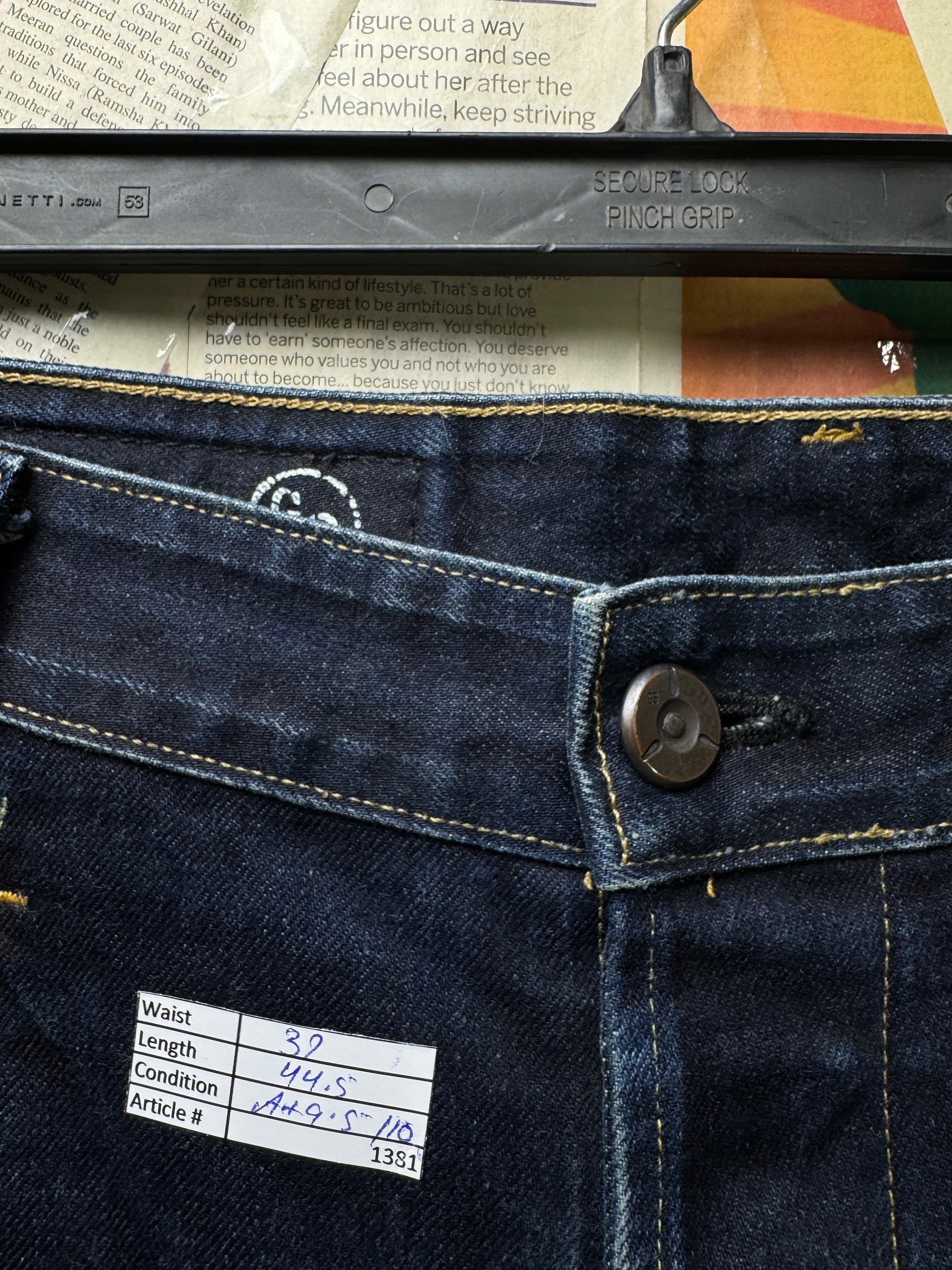 G - Star® Waist: 32" | Blue | Slim Fit Denim Pants | Cotton | 1381 - Genuine Maal