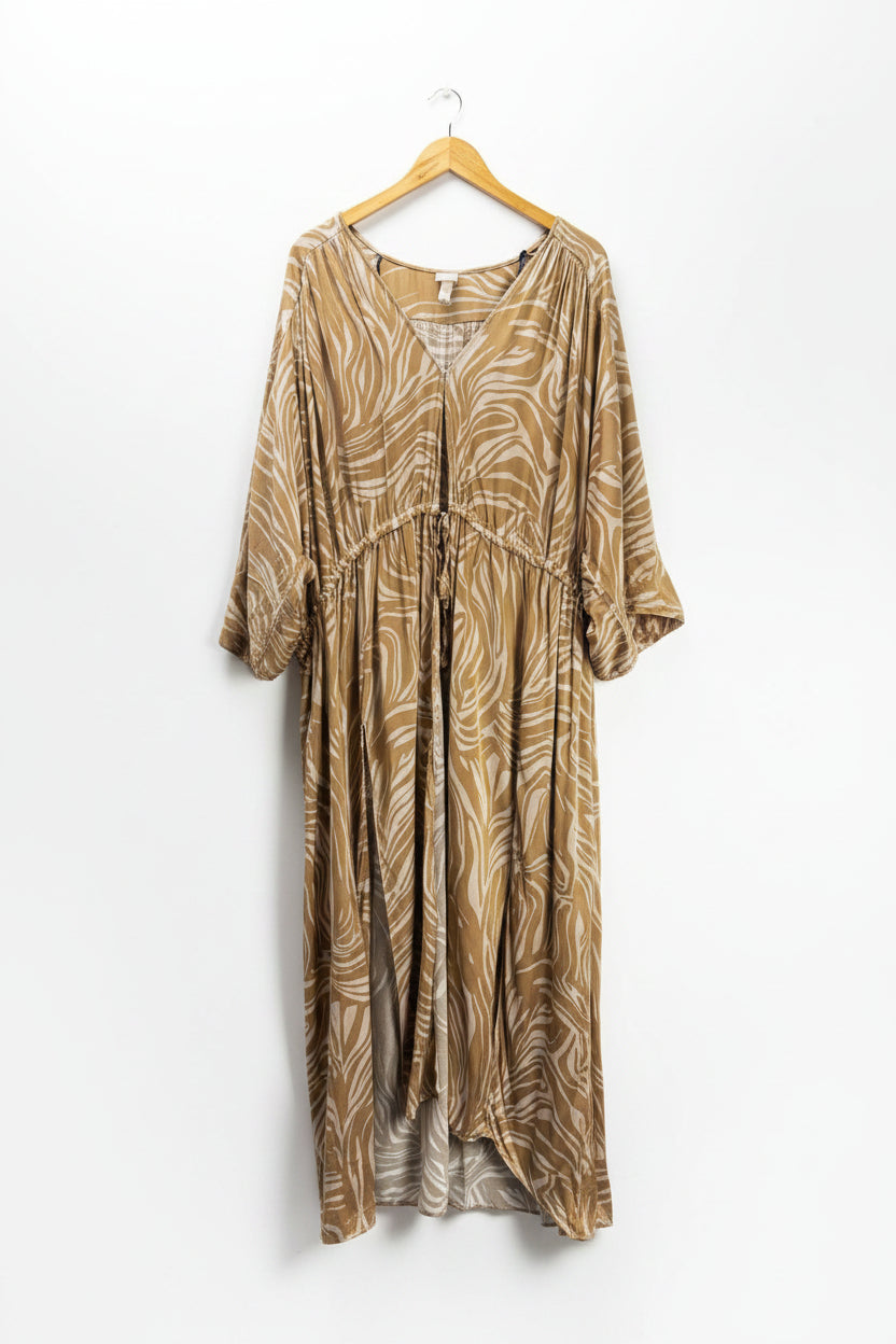 H&M® Medium | Bust: 32.5" | Zebra Print | Maxi Dress | B3 - 5424 - Genuine Maal