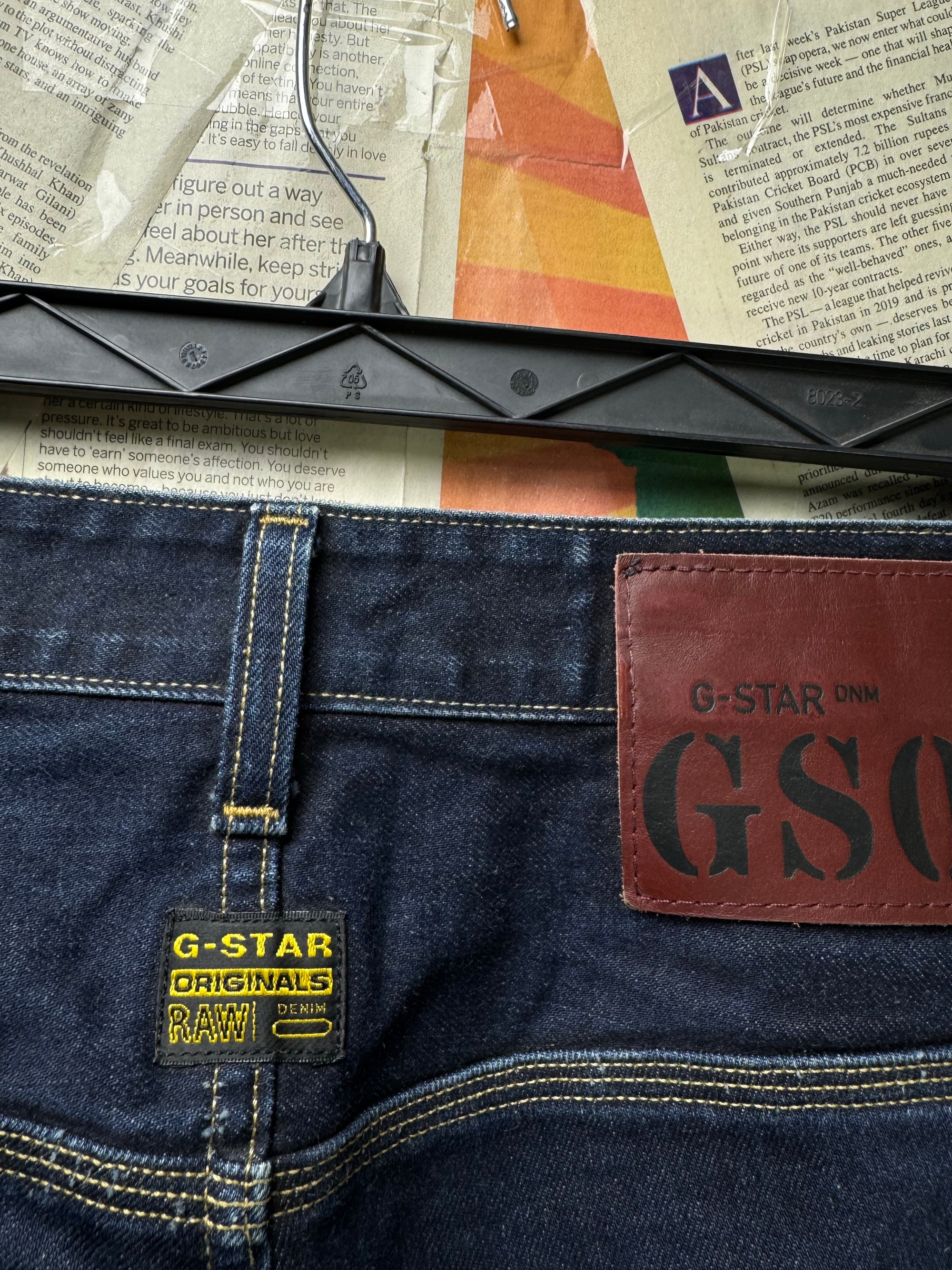 G - Star® Waist: 32" | Blue | Slim Fit Denim Pants | Cotton | 1381 - Genuine Maal