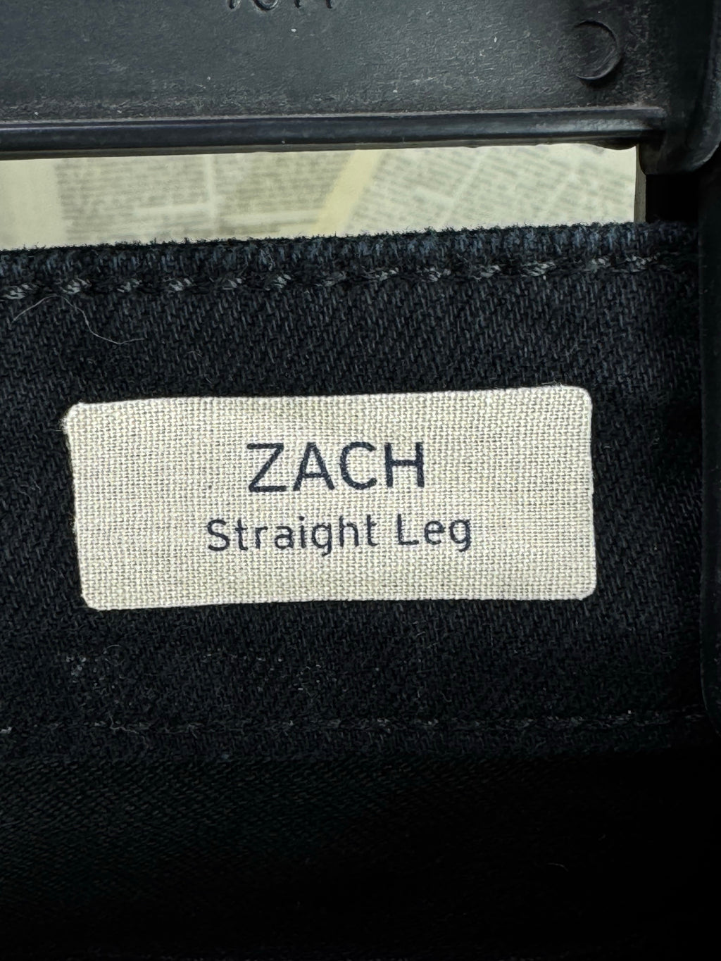 Mavi® Waist: 36" | Black | Straight Fit Denim Pants | Cotton - Elastane | 1379 - Genuine Maal