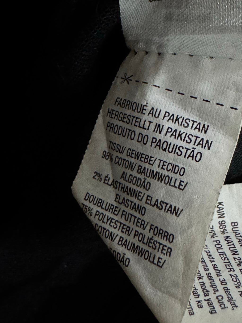 Topman® Waist: 32" | Black | Stretch Skinny Fit Denim Pants | Cotton - Elastane | 1376 - Genuine Maal