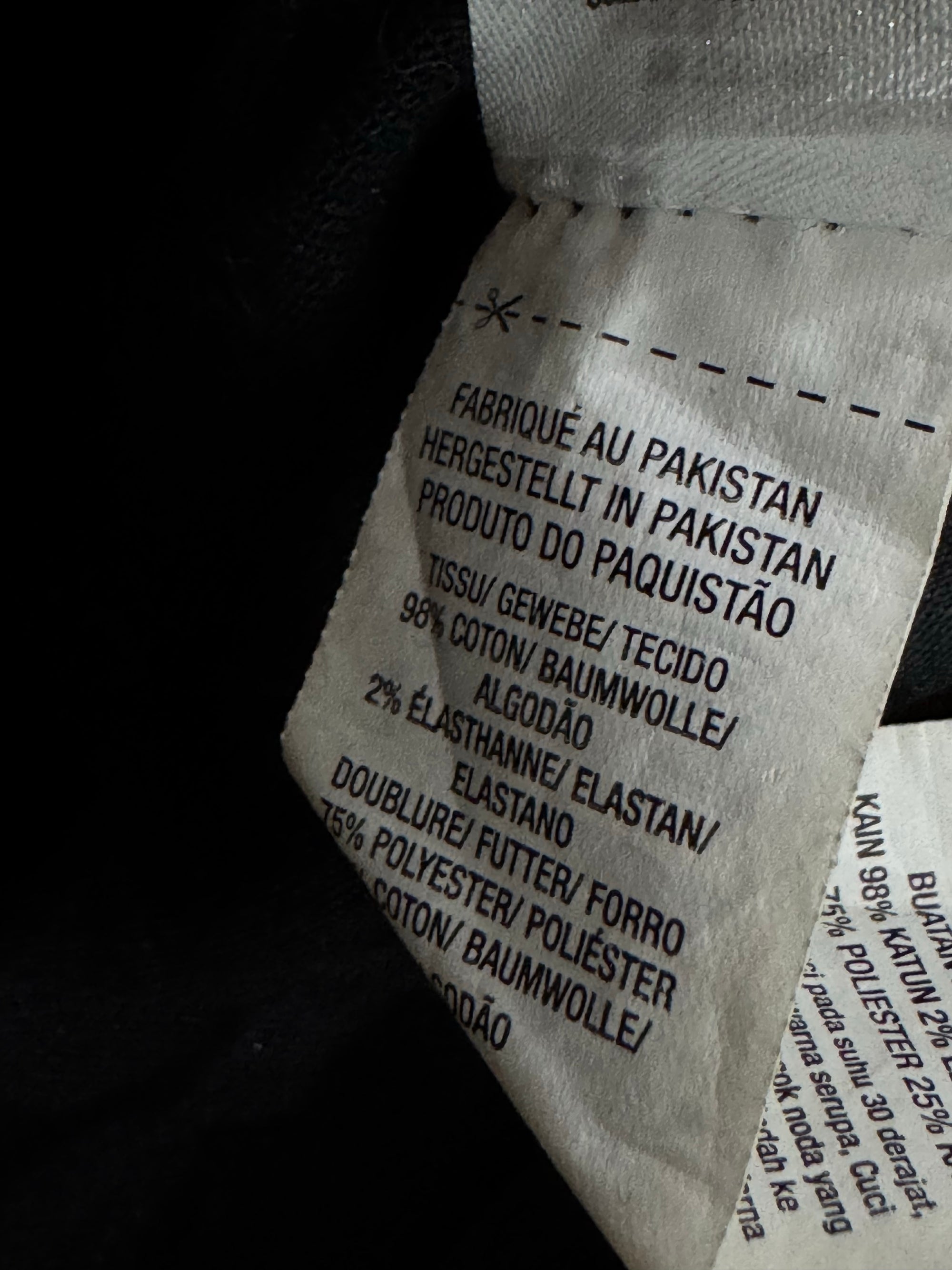 Topman® Waist: 32" | Black | Stretch Skinny Fit Denim Pants | Cotton - Elastane | 1376 - Genuine Maal