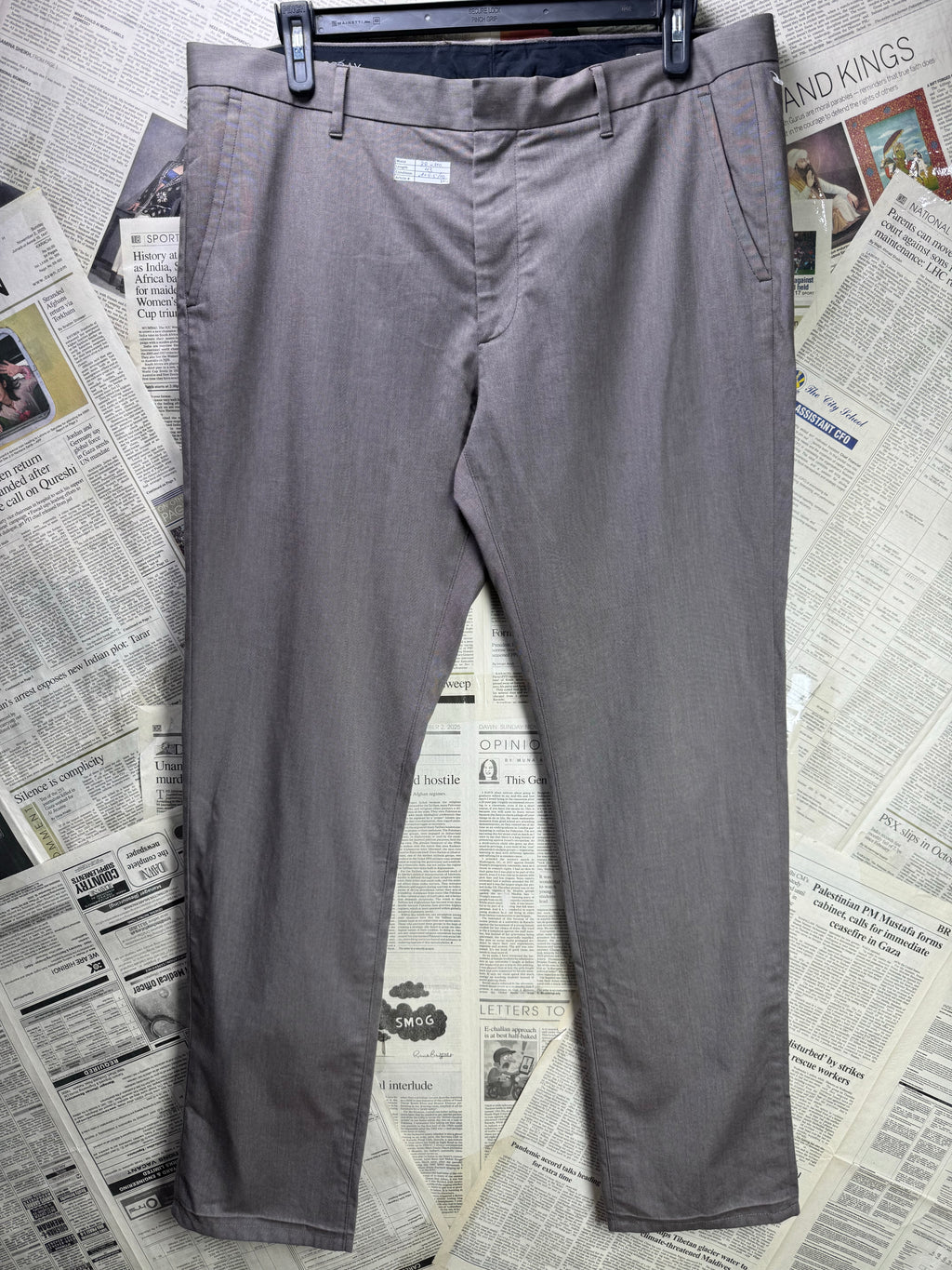 Bonobos® Waist: 38" to 40" | Beige | Chino Pants | Cotton - Elastane | 1356 - Genuine Maal