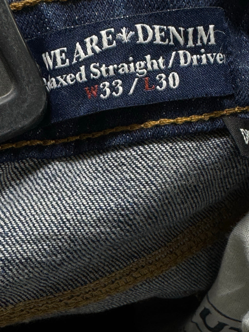 Buffalo® Waist: 34" | Blue | Relaxed Straight Fit Denim Pants | Cotton - Elastane | 1358 - Genuine Maal