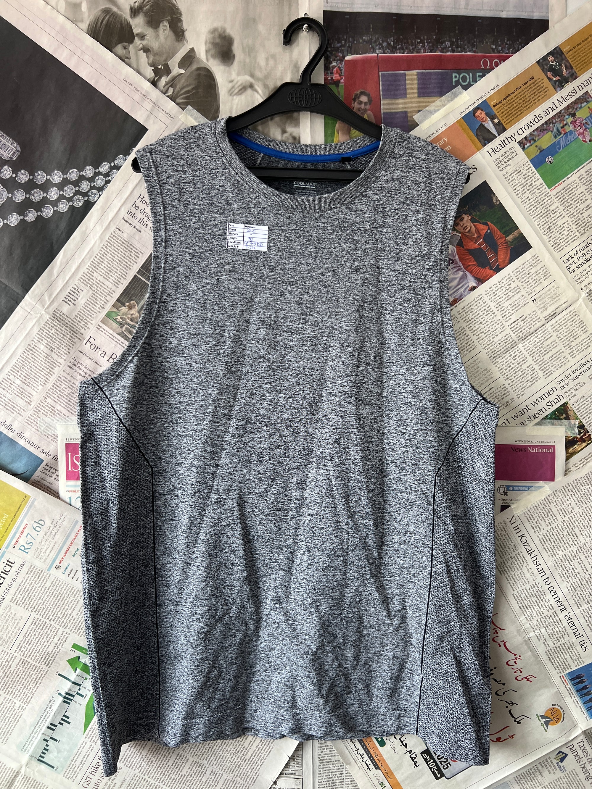 COOL MAX® Grey | Medium | Chest: 21.5" | T277 - My Store