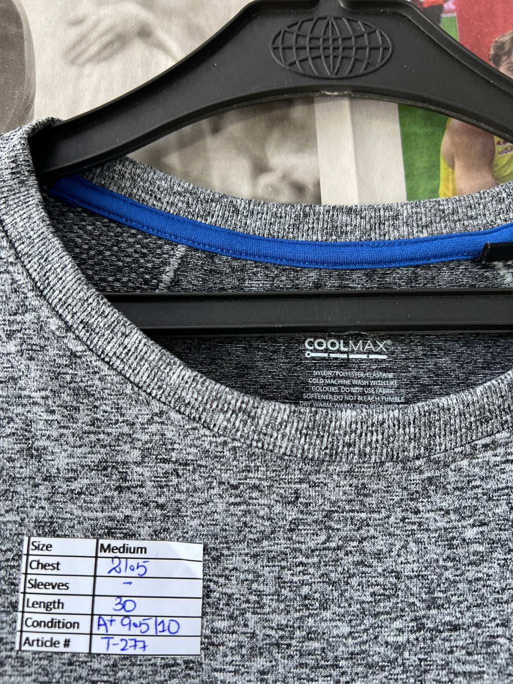 COOL MAX® Grey | Medium | Chest: 21.5" | T277 - My Store