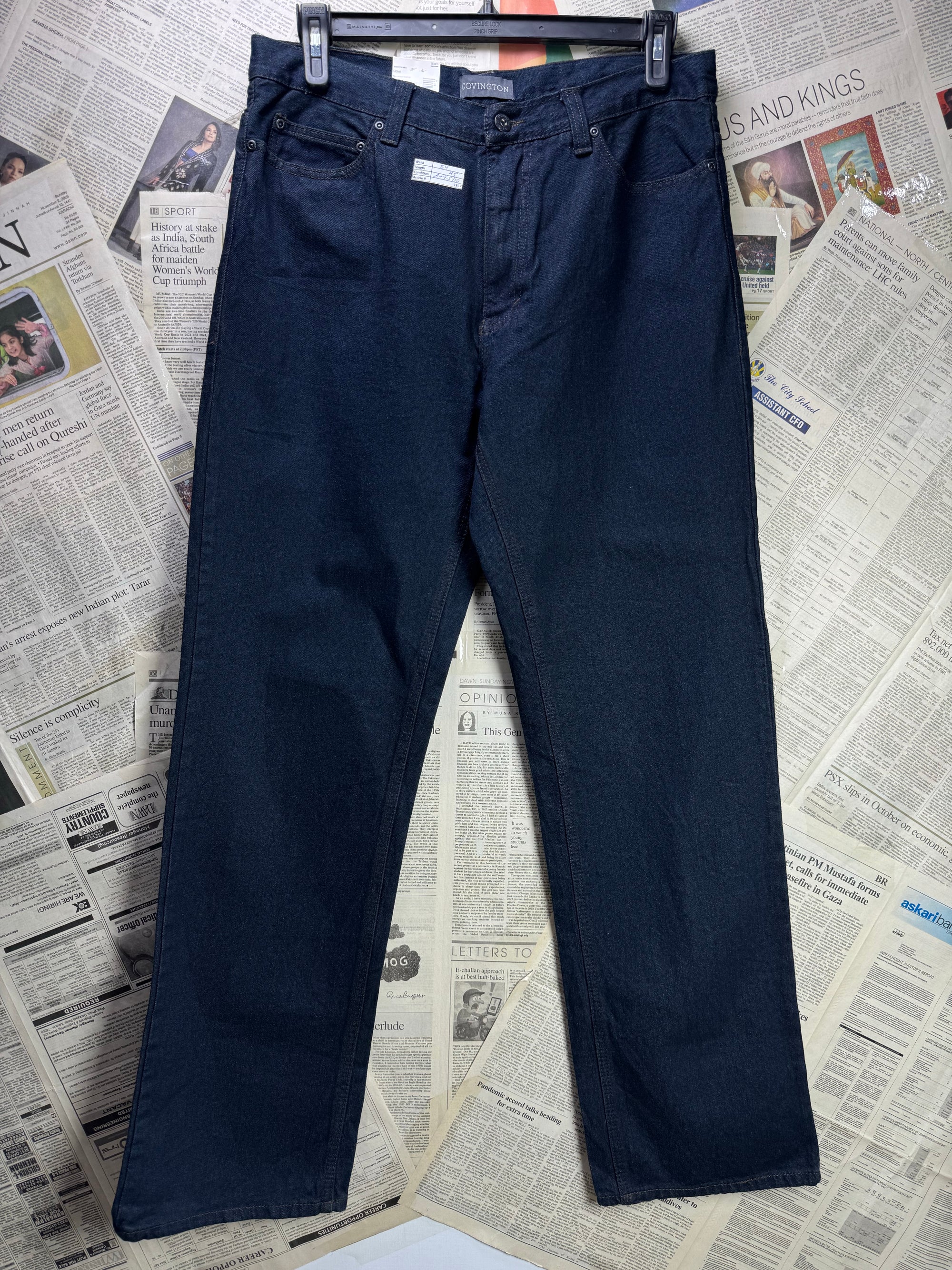 Covington® Waist: 34" | Blue | Relaxed Fit Denim Pants | Cotton | 1367 - Genuine Maal