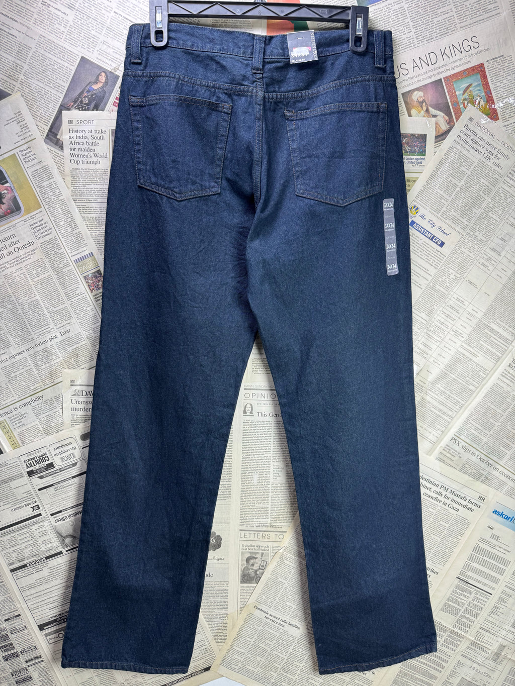 Covington® Waist: 34" | Blue | Relaxed Fit Denim Pants | Cotton | 1367 - Genuine Maal
