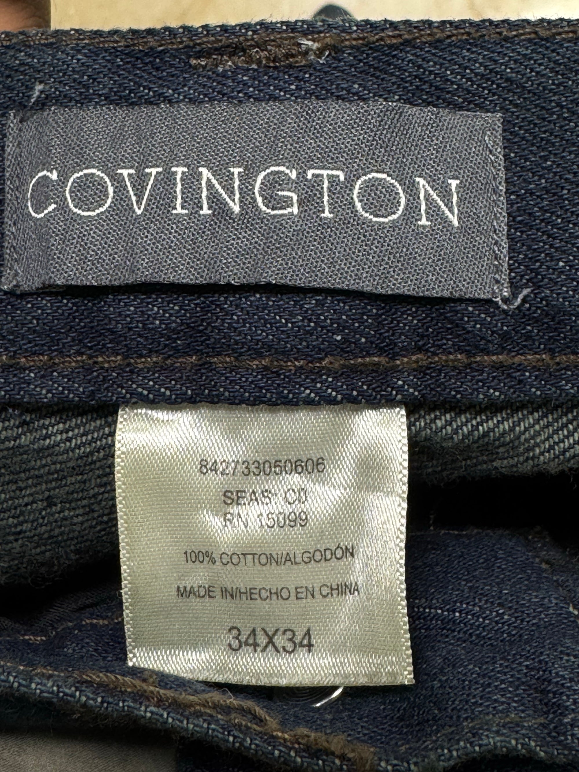 Covington® Waist: 34" | Blue | Relaxed Fit Denim Pants | Cotton | 1367 - Genuine Maal