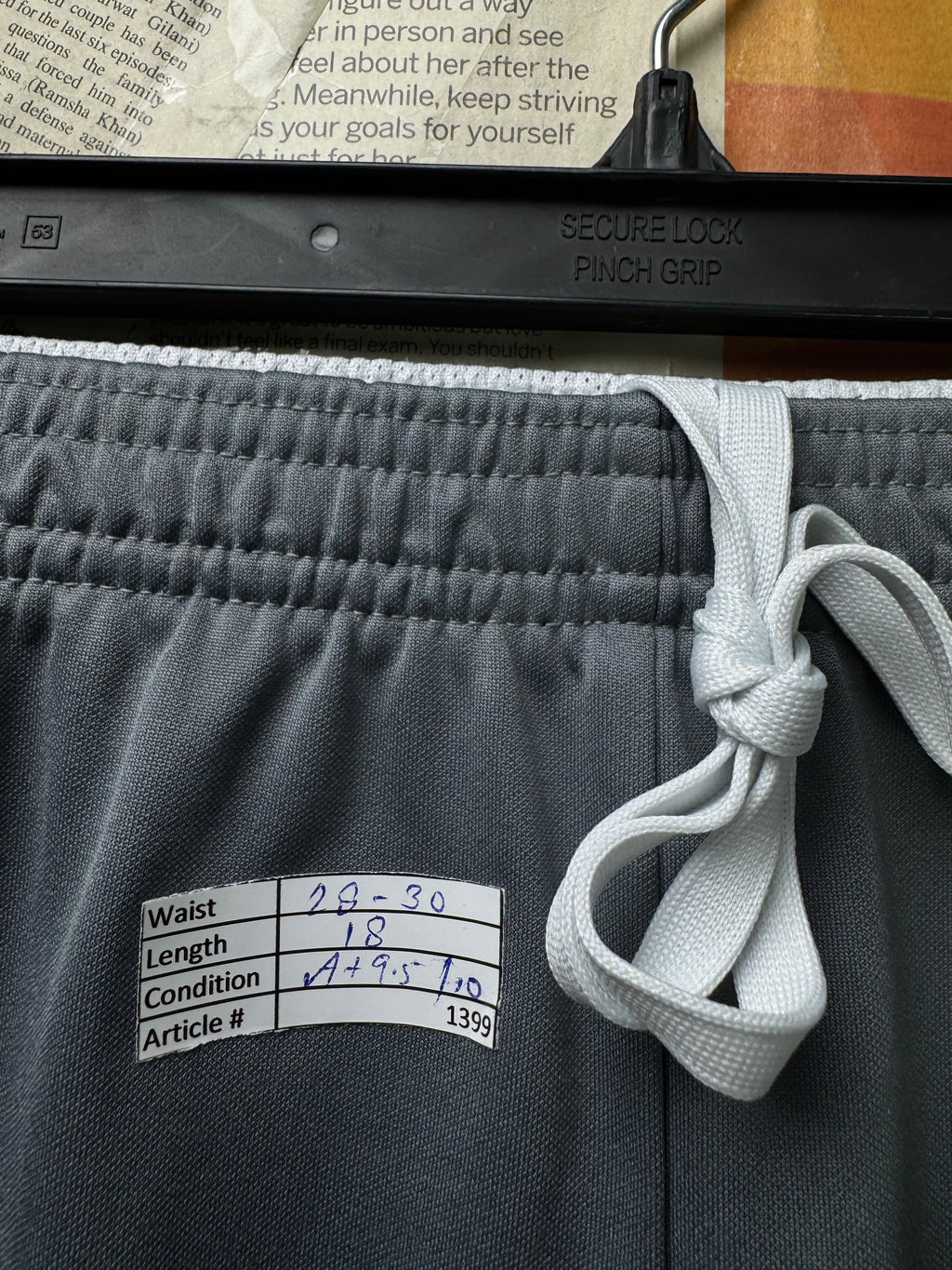 N*ke® Waist: 28" to 30" | Grey | Dri - Fit Sports Shorts | Poly | 1399 - Genuine Maal