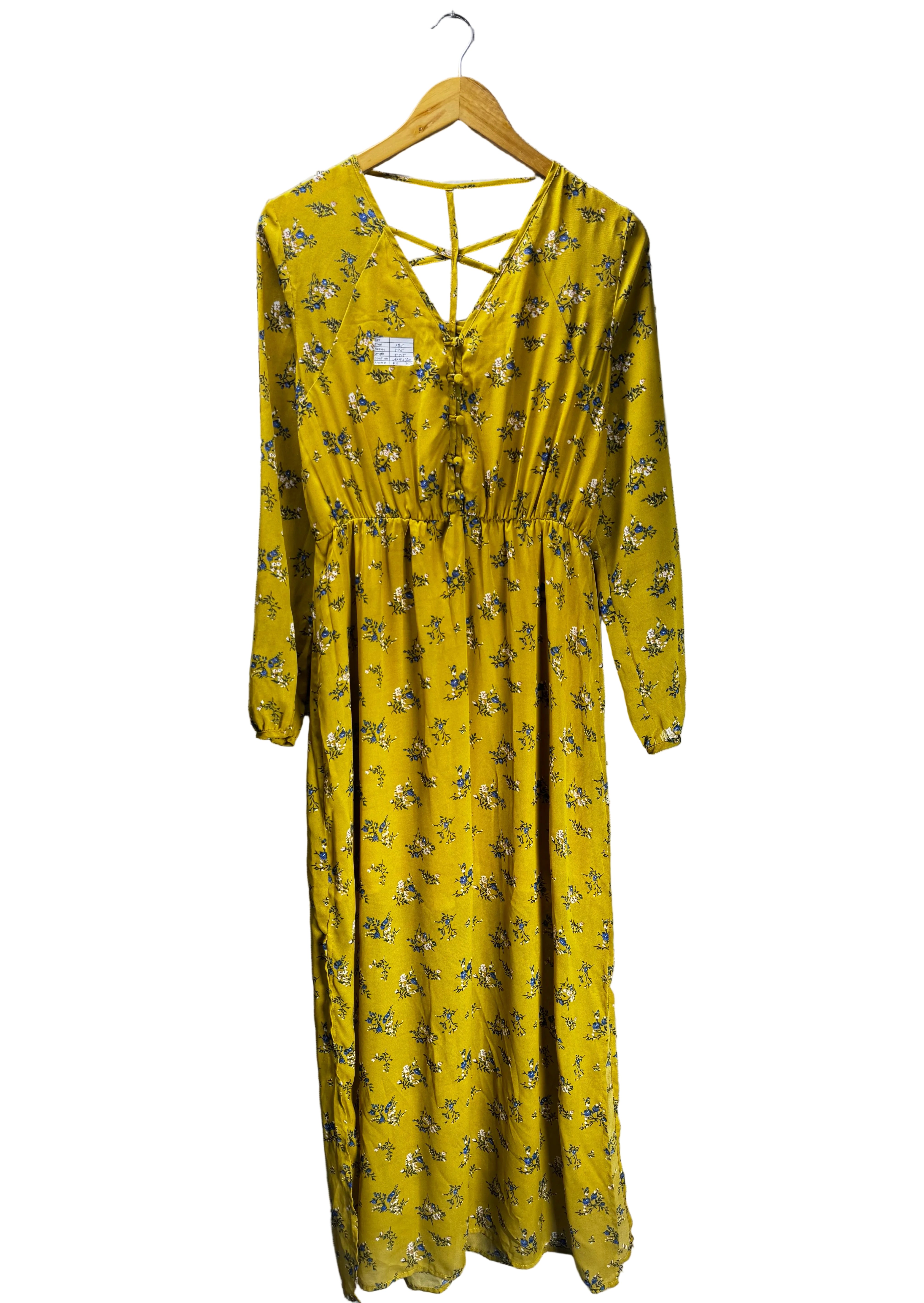 Boohoo® Medium | Bust: 18.5" | Ditsy Floral | Maxi Dress | B3 - 5024 - Genuine Maal