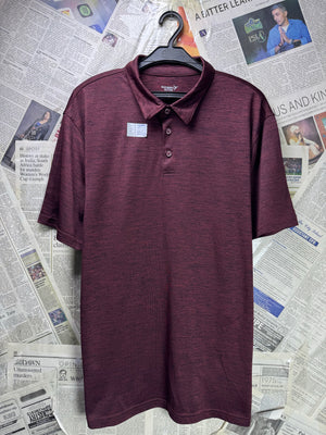 Old N*vy® Medium | Chest: 22" | Heather Maroon | Sports Polo | Poly | 4015 - Genuine Maal