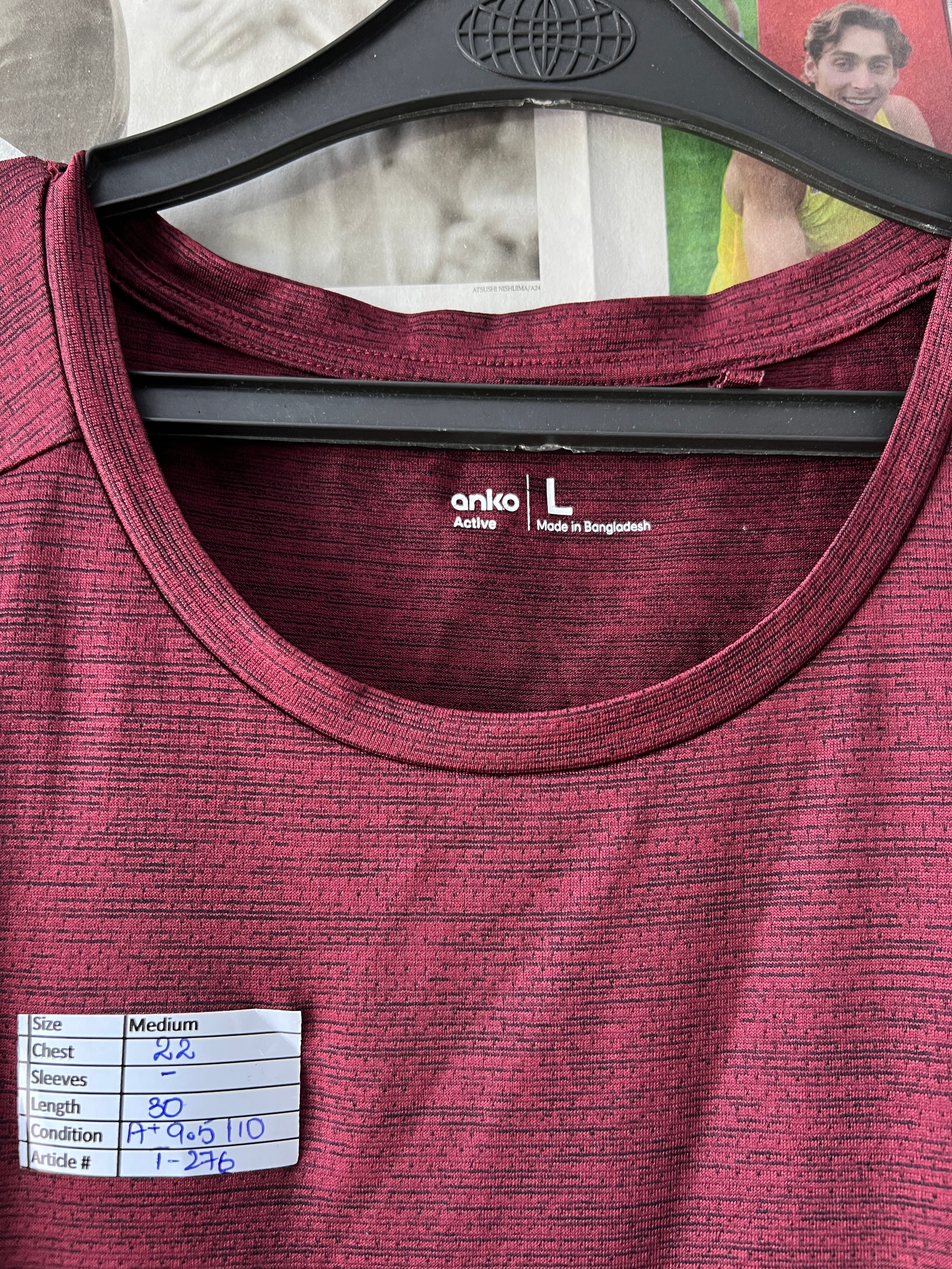 ANKO® Red | Medium | Chest: 22" | T276 - My Store