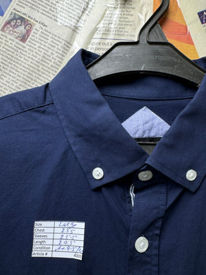 Tarocash® Large | Chest: 23.5" | Blue | Shirt | Cotton | 4005 - Genuine Maal