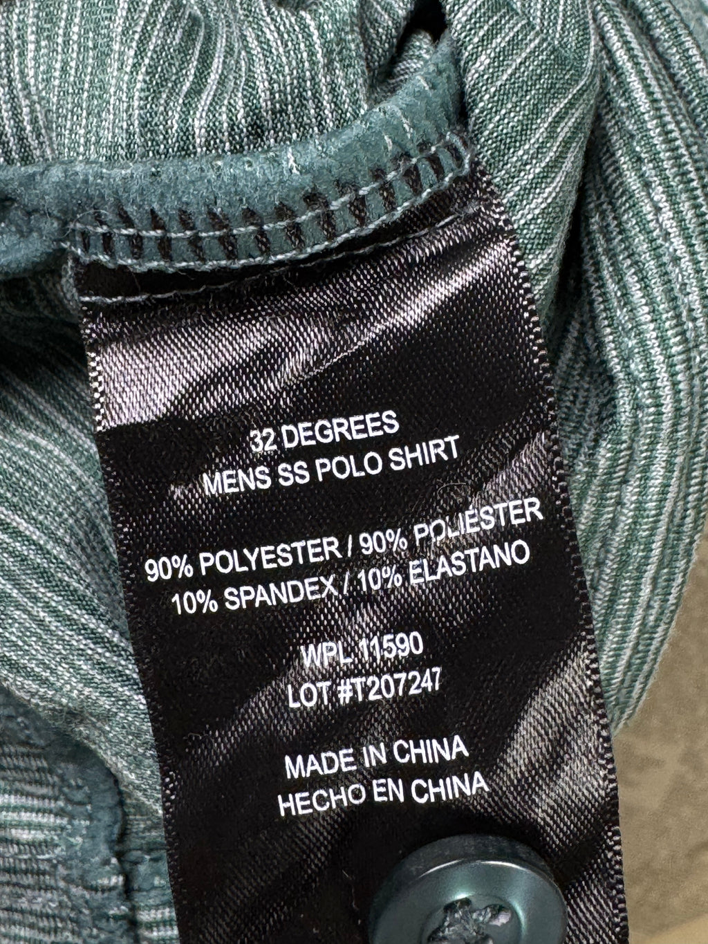 32 Cool® Large | Chest: 23" | Gym Polo | Poly - Elastane | 4006 - Genuine Maal