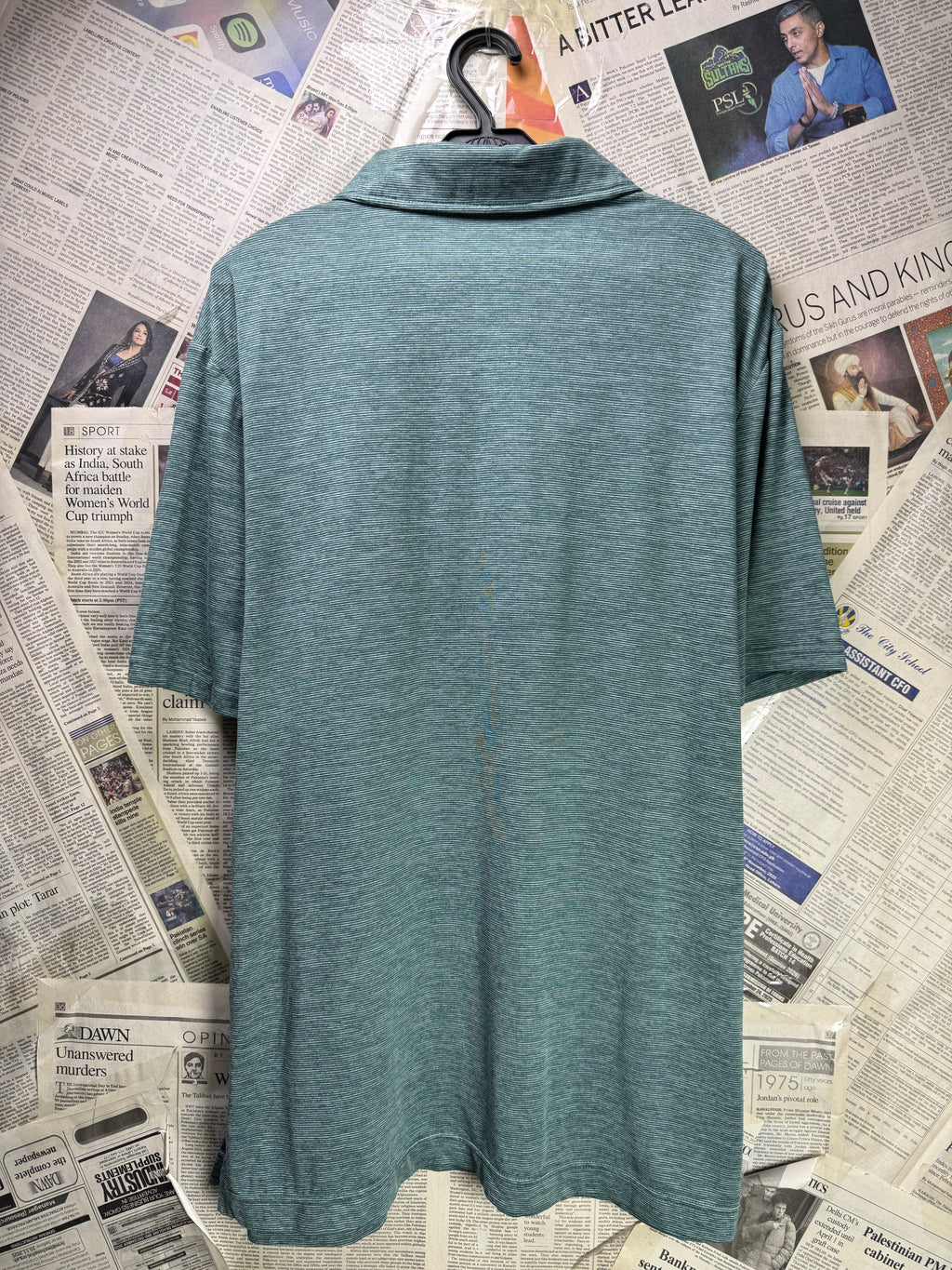 32 Cool® Large | Chest: 23" | Gym Polo | Poly - Elastane | 4006 - Genuine Maal