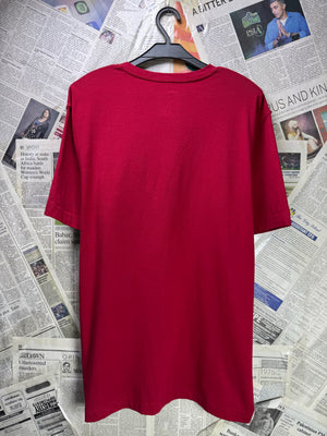 George® Medium | Chest: 22" | Red | T-Shirt | Cotton - Poly - Spandex | 4009 - Genuine Maal