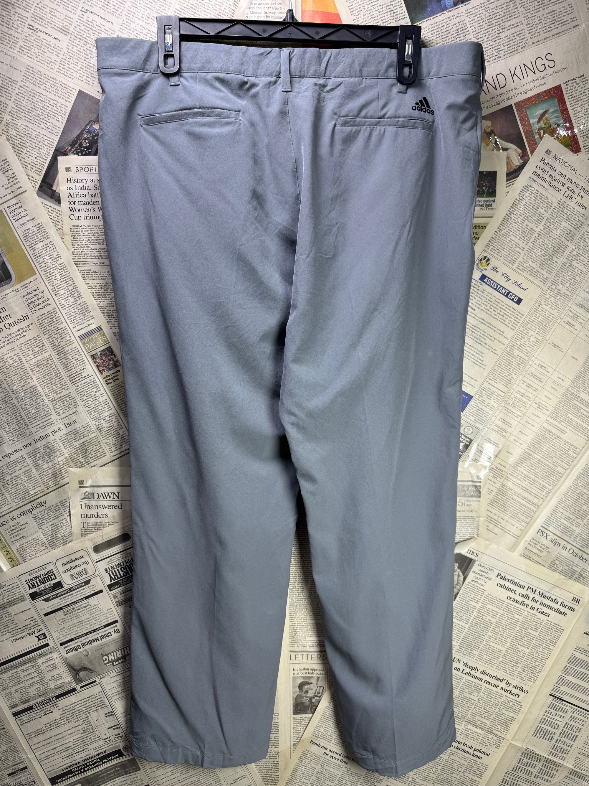 Adid*s® Waist: 40" | Grey | Golf Pants | Poly - Spandex | 1451 - Genuine Maal