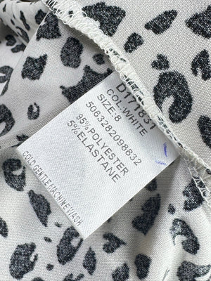 Stella Morgan® XS | Bust: 16.5" | Dalmatian | Midi Dress | B3 - 5408 - Genuine Maal