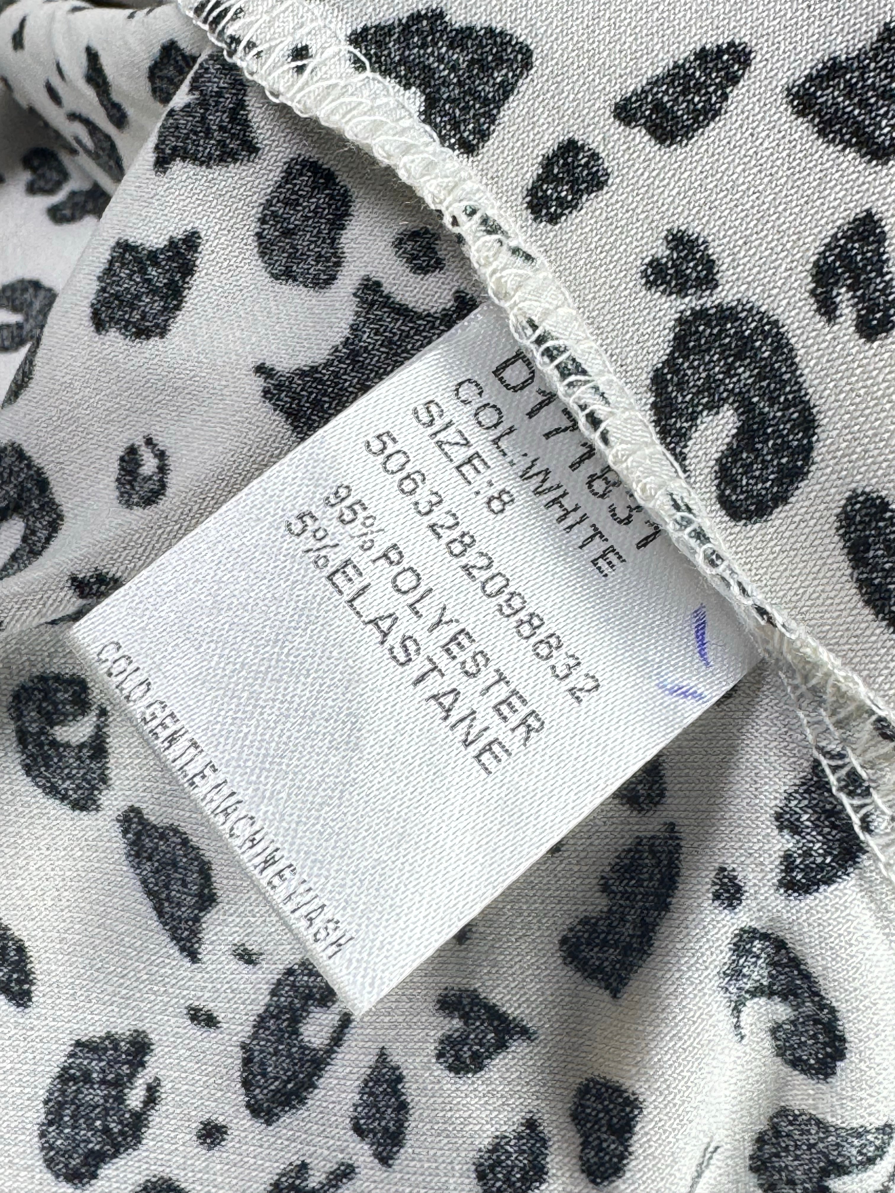 Stella Morgan® XS | Bust: 16.5" | Dalmatian | Midi Dress | B3 - 5408 - Genuine Maal