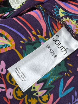 South® Small | Bust: 17.5" | Ornamental Folk Print | Mini Dress | B3 - 5431 - Genuine Maal