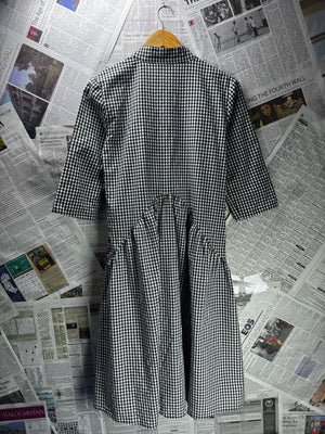 Floryday® Medium | Bust: 18.5" | Gingham | Midi Dress | B3 - 4997 - Genuine Maal