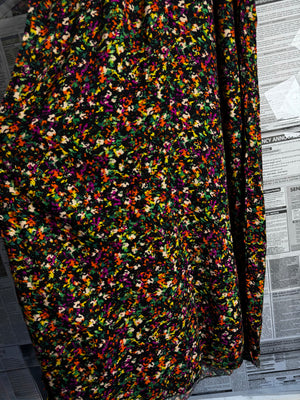 ® XL | Bust: 22" | Multicolored Speckled Print | Maxi Dress | B3 - 5401 - Genuine Maal