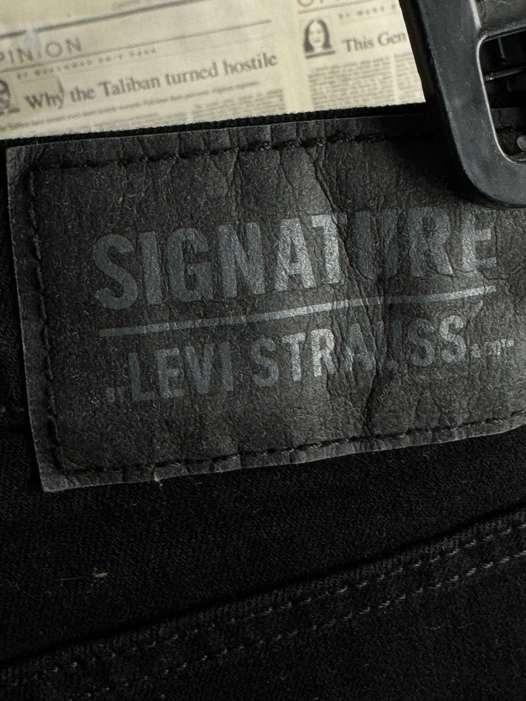 L*vi's® Waist: 32" | Black | Slim Fit Denim Pants | Cotton - Poly - Elastane | 1437 - Genuine Maal