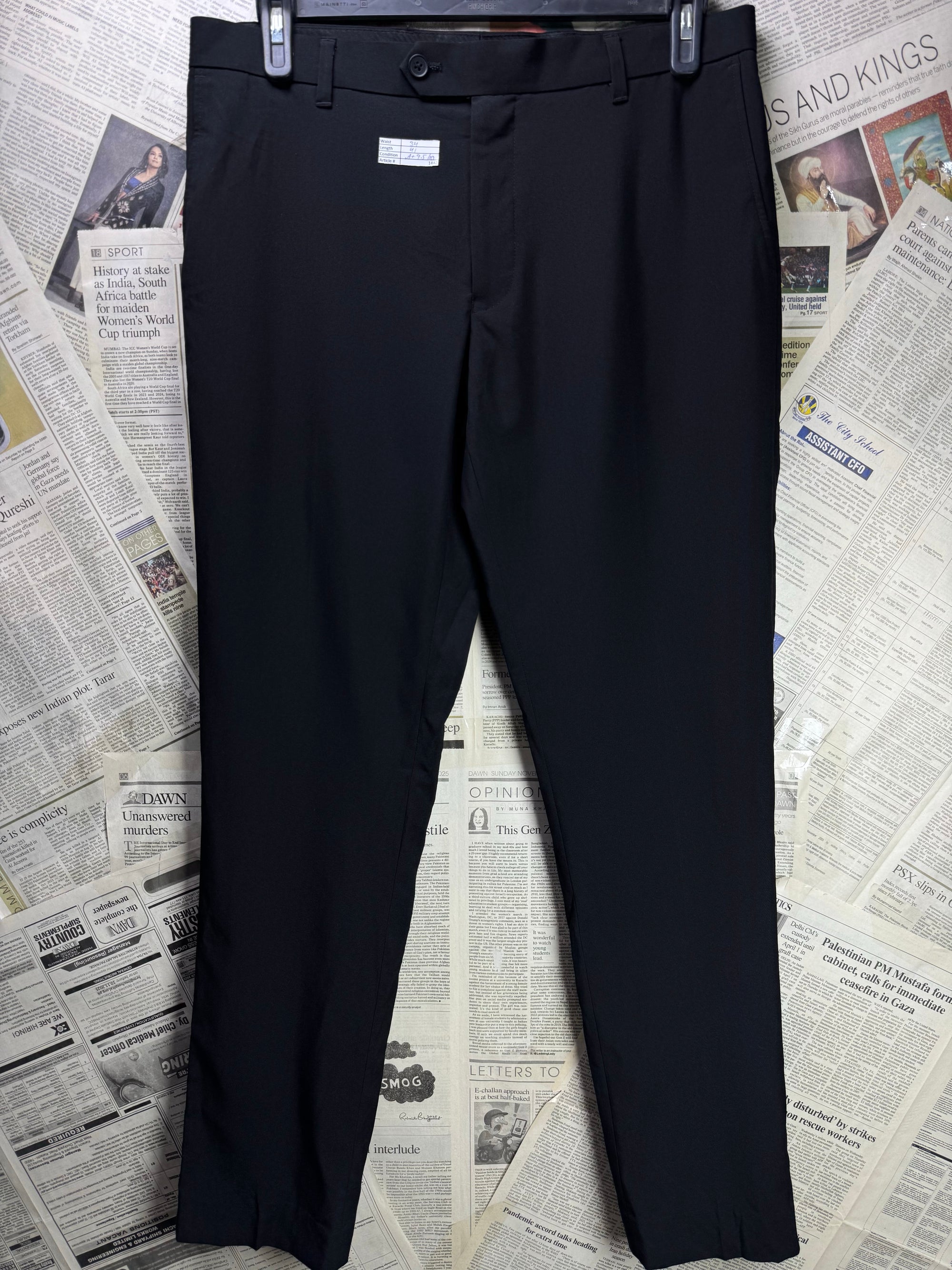 Next® Waist: 34" | Back | Slim Fit Dress Pants | Poly - Viscose - Elastane | 1442 - Genuine Maal